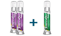 StretchOff Gel (2 Bottles) + StretchOff Cream (1 Bottle)